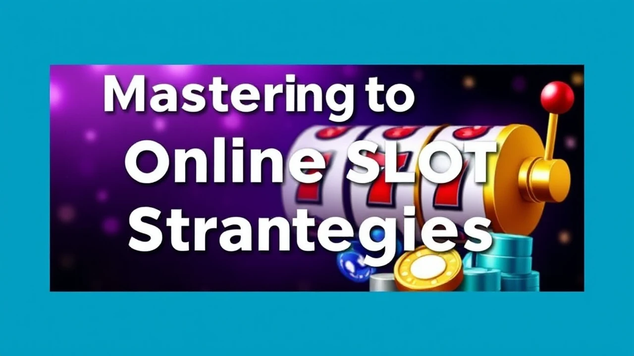 Mastering to Online Slot Gaming Strategies